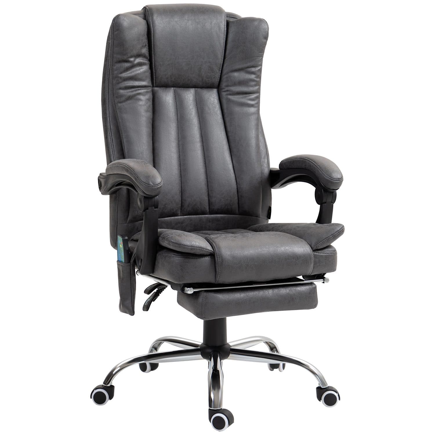 Vinsetto Heated Massage Chair - Charcoal grey