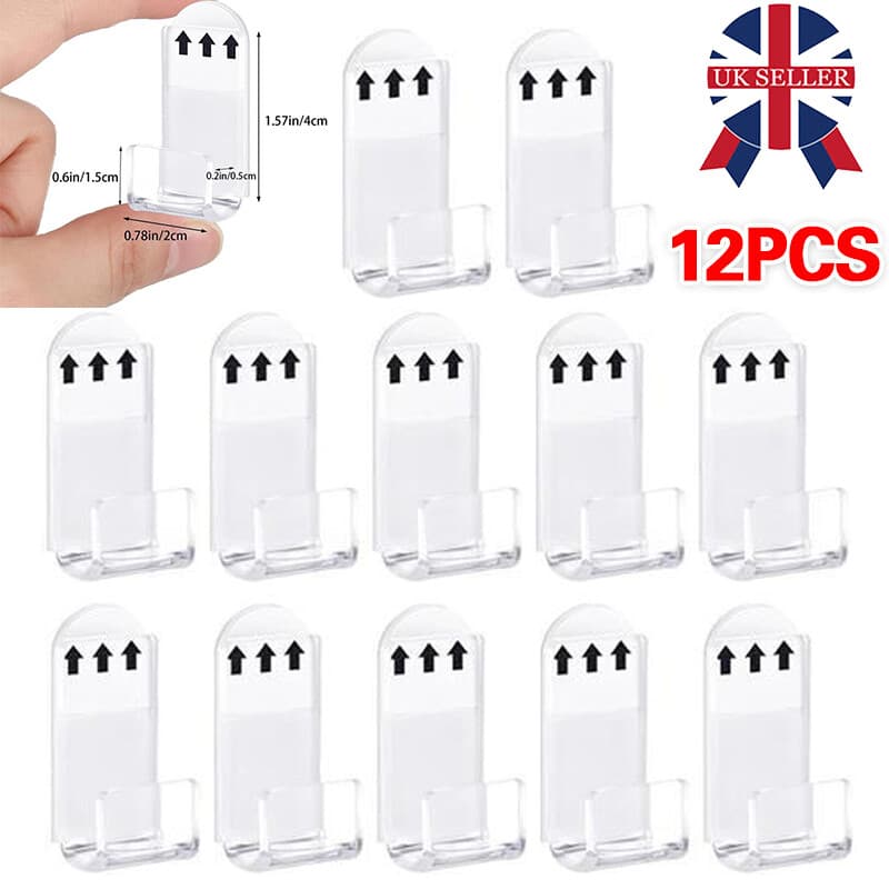 Vinyl Record Wall Mounts – 12-Pack Clear Acrylic Display Shelves - image 8