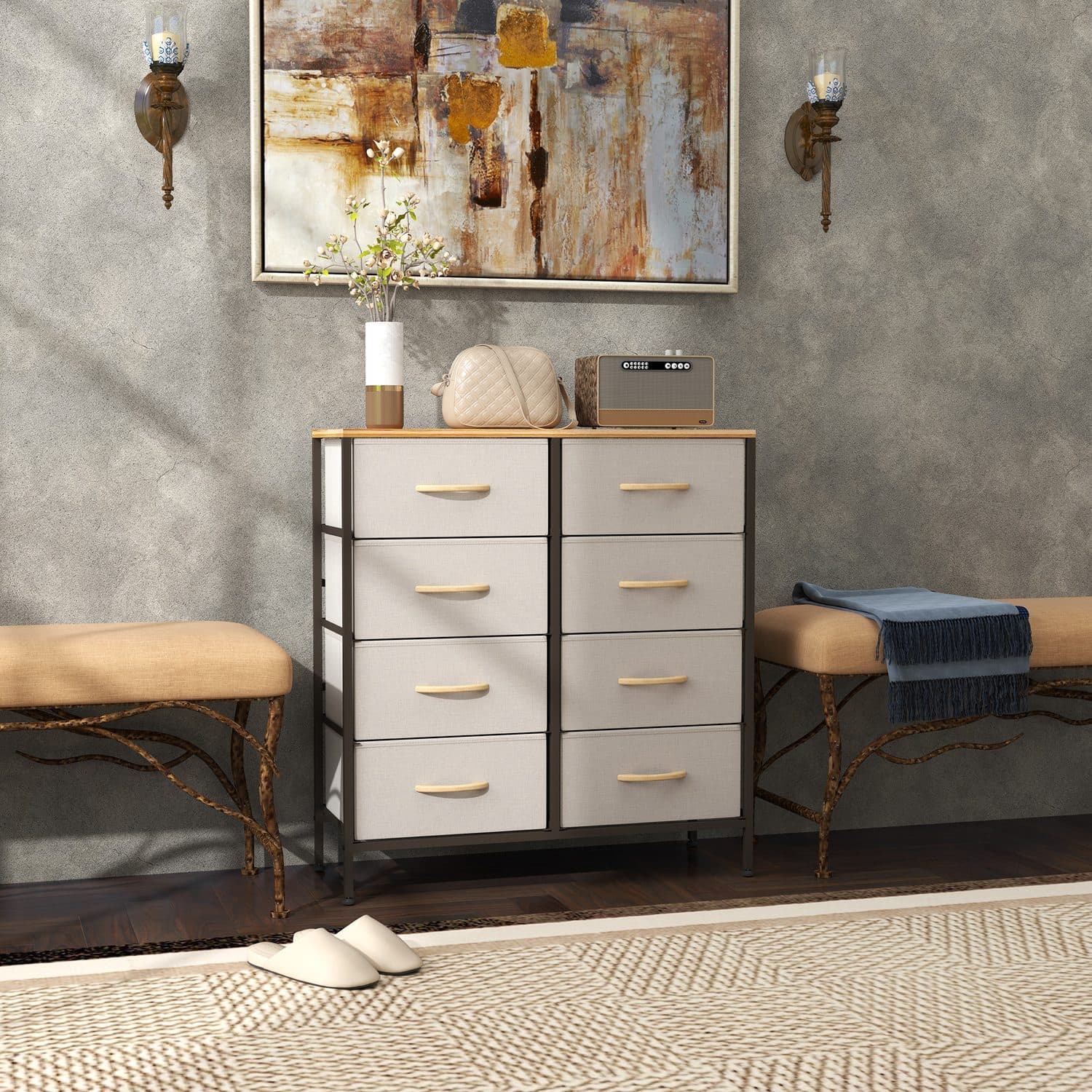 8-Drawer Fabric Chest - image 3
