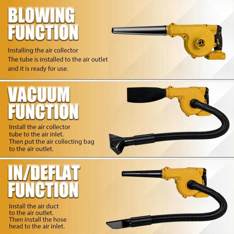 Cordless 2-in-1 Blower and Vacuum for Garden Clear-Ups - image 2