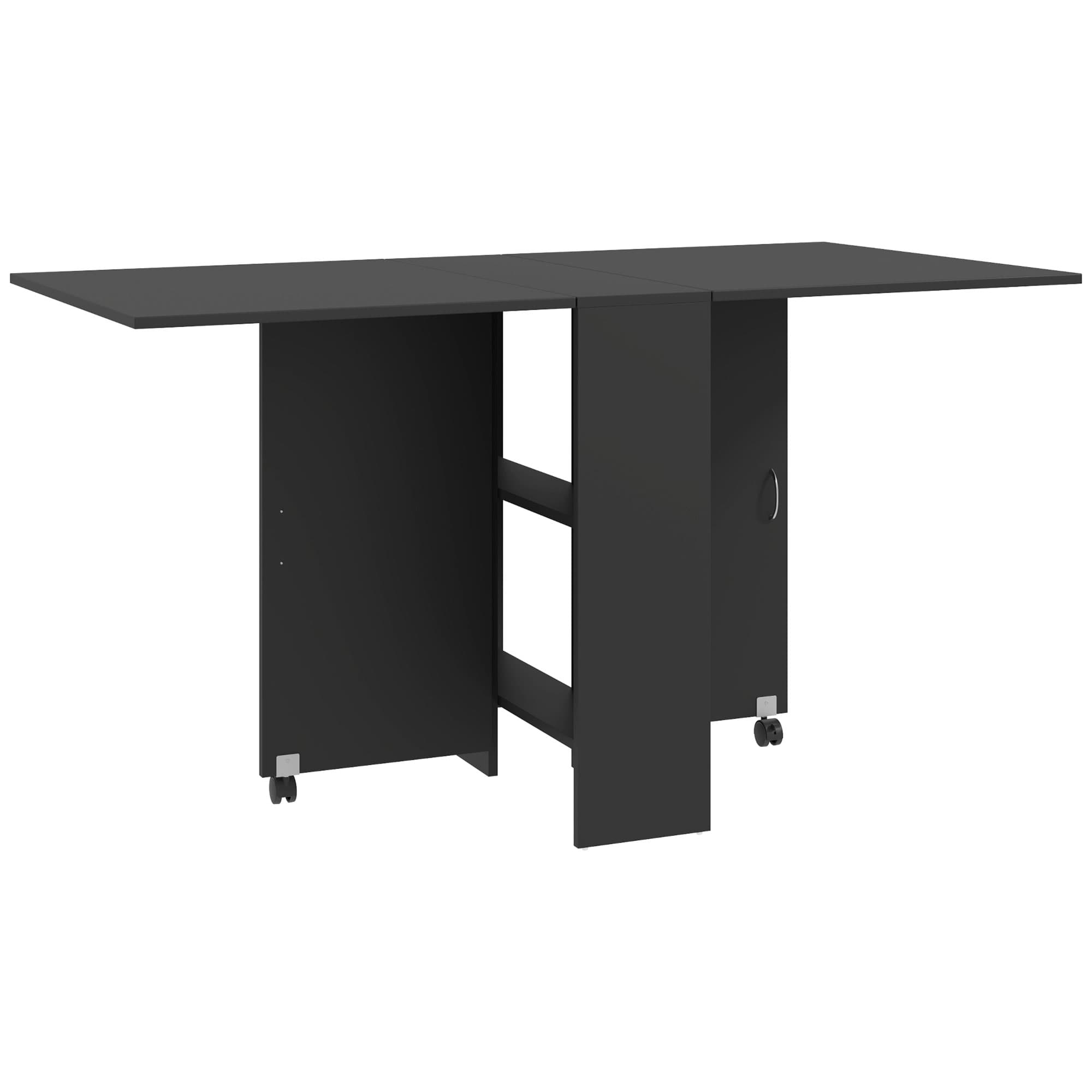 Black Drop Leaf Dining Table