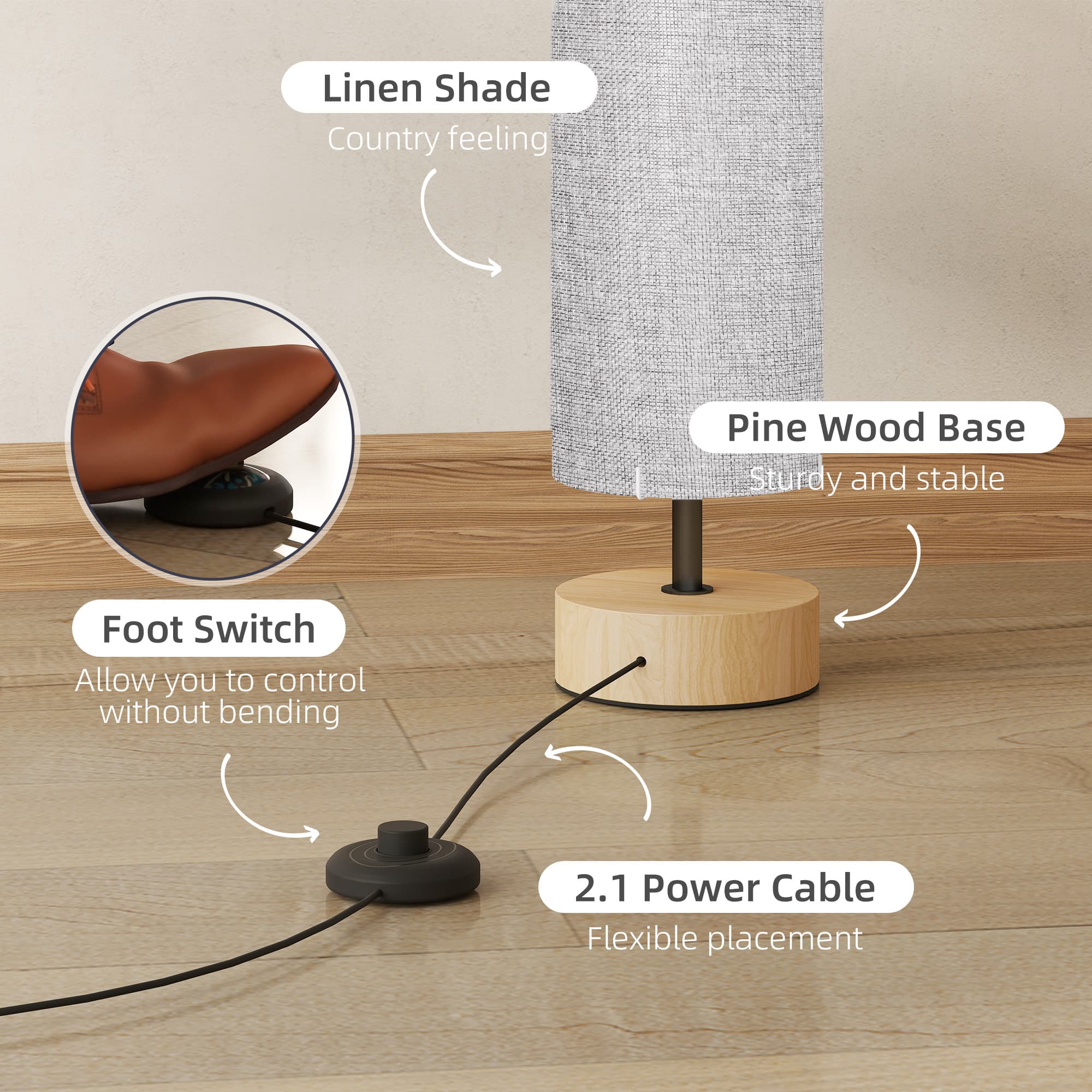 Set the Mood with a Slim Cylindrical Floor Lamp - image 3