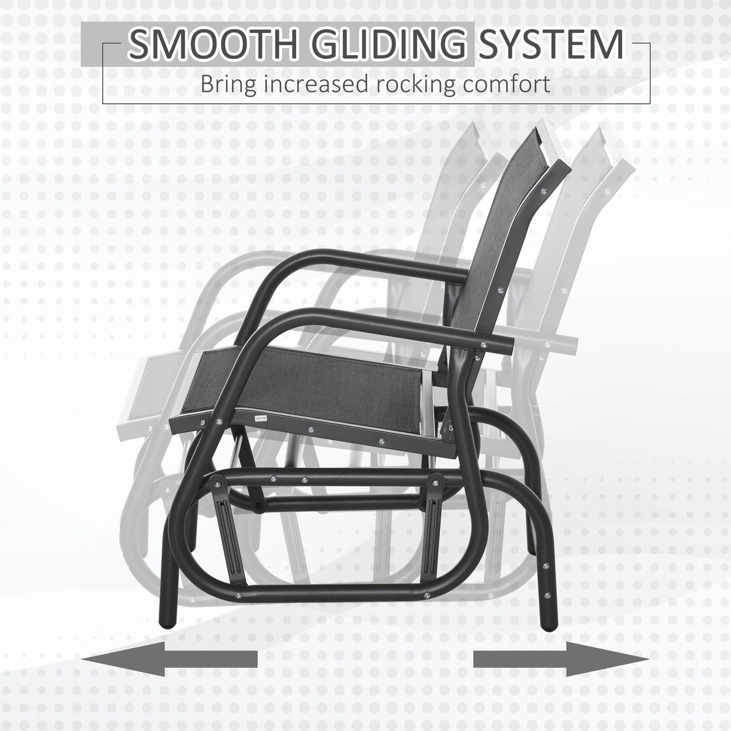 Garden Glider Chair - image 3