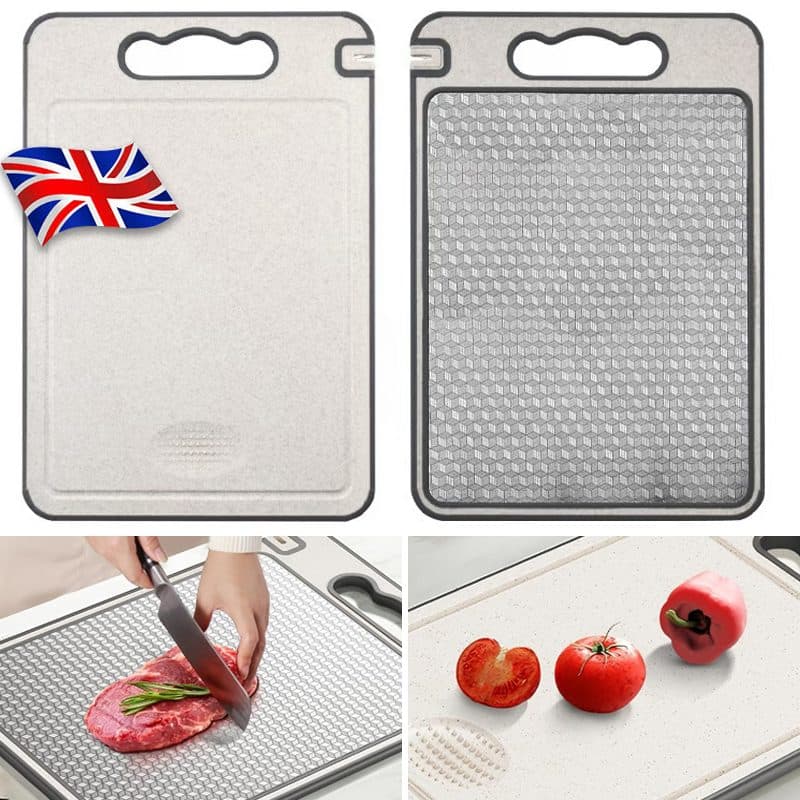 Double-Sided Cutting Board with Integrated Knife Sharpener - image 4