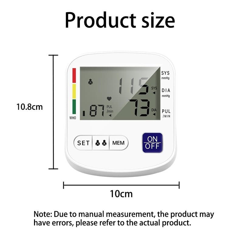 Dual-User Home Blood Pressure Monitor with Cuff - image 7