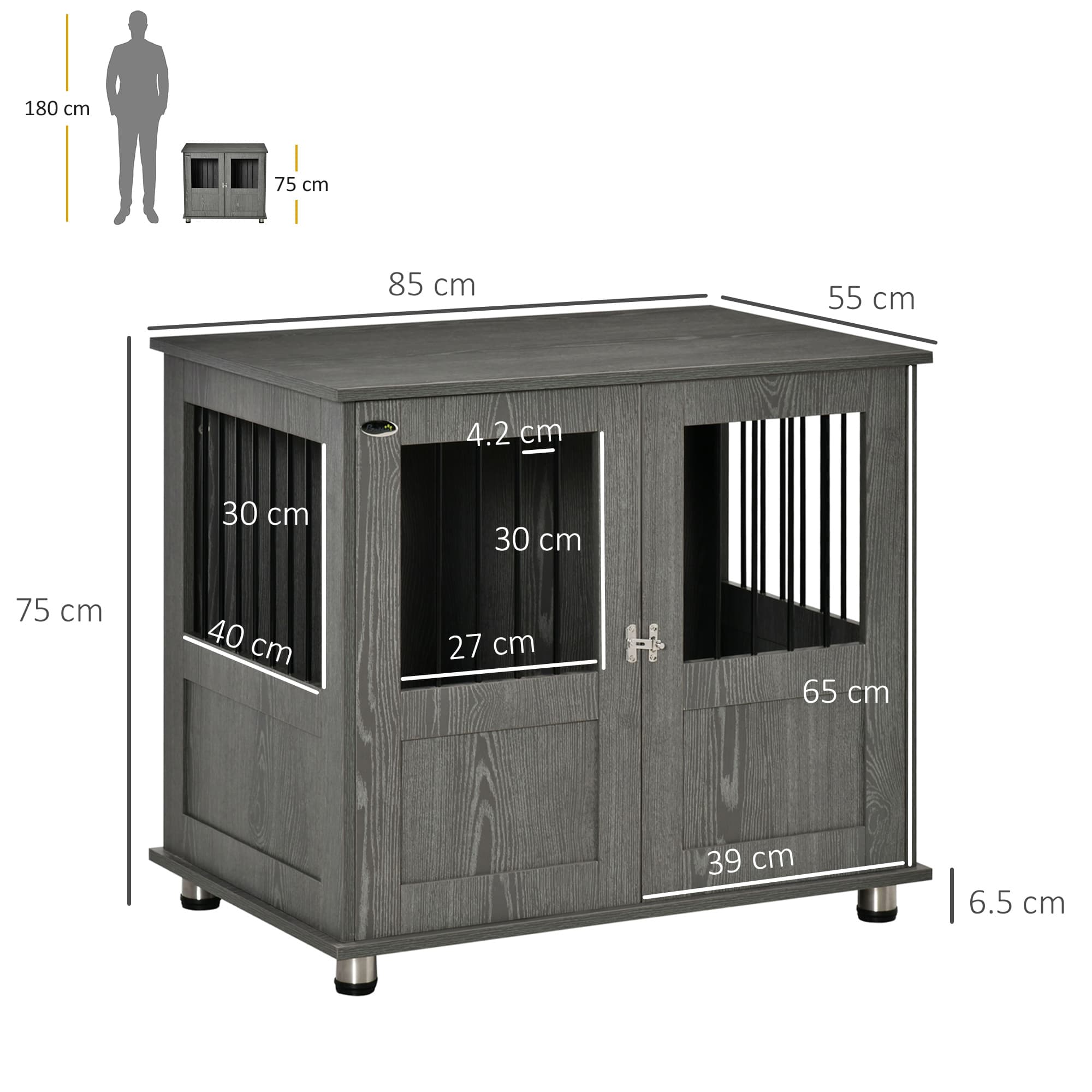 A Dog Crate That Looks Like a Piece of Furniture - image 1