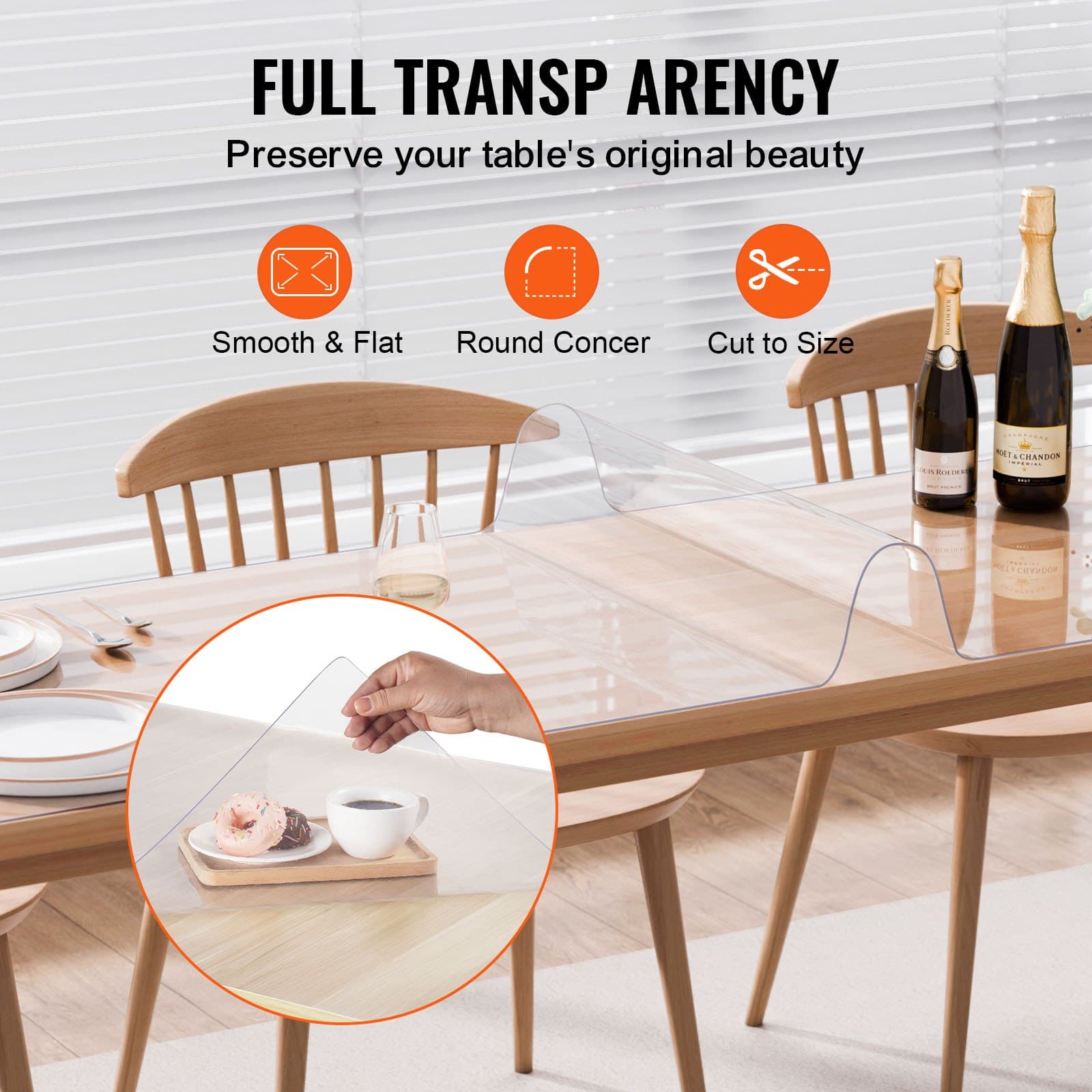 High-Quality Clear PVC Table and Desk Protector - image 2