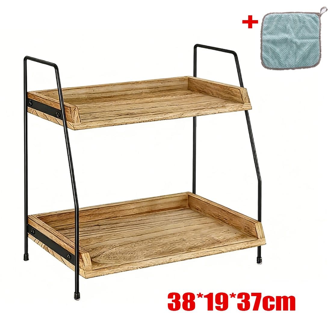 A Compact Two-Tier Shelf for Kitchens, Desks and Bathrooms - Default