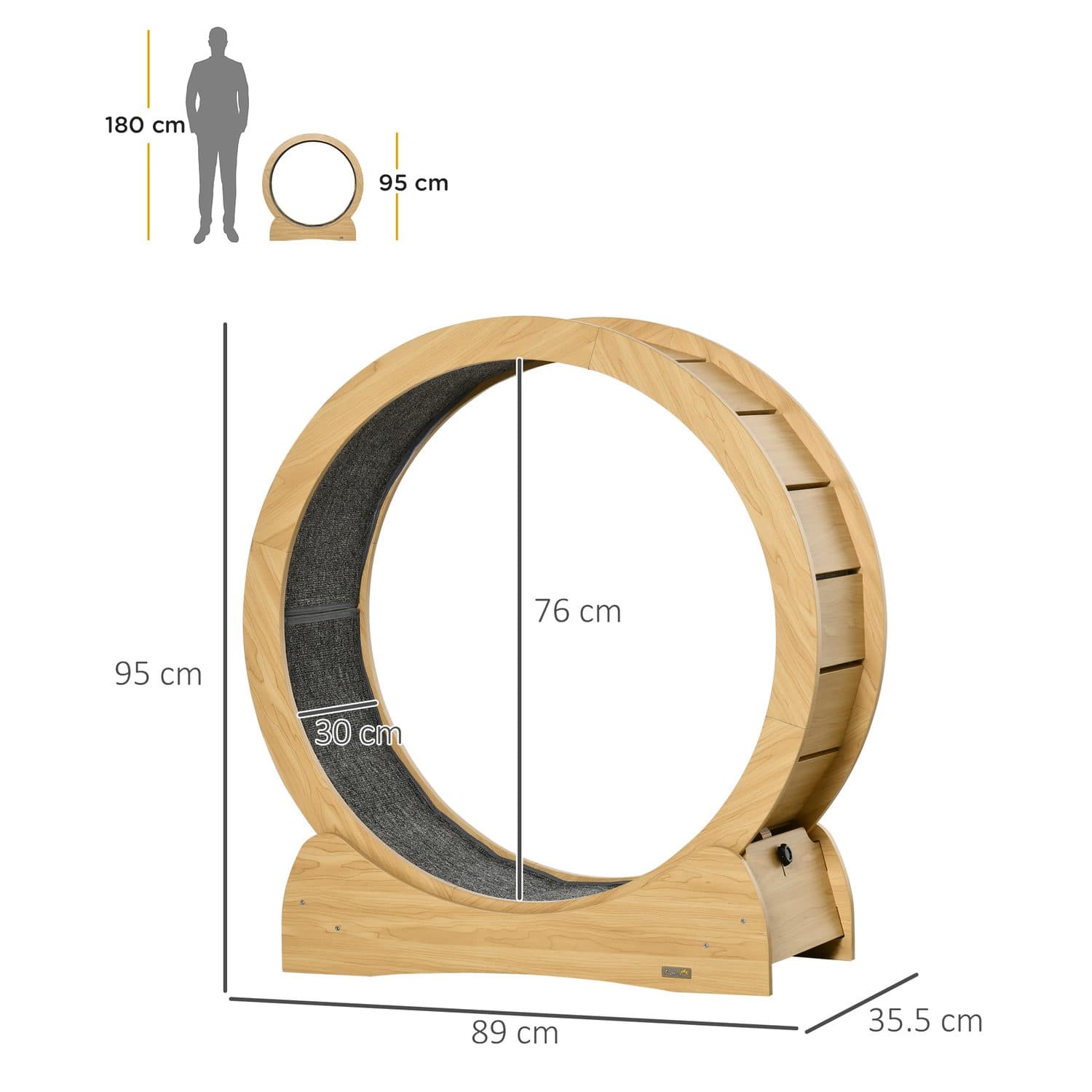A running wheel for cats that actually looks like furniture - image 3