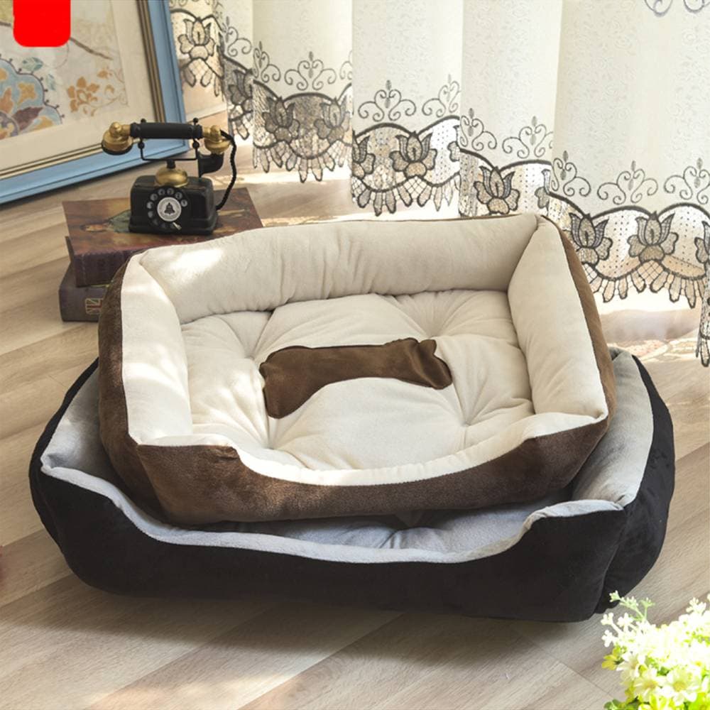 Large Plush Pet Bed for Warm Cosy Lounging - image 7