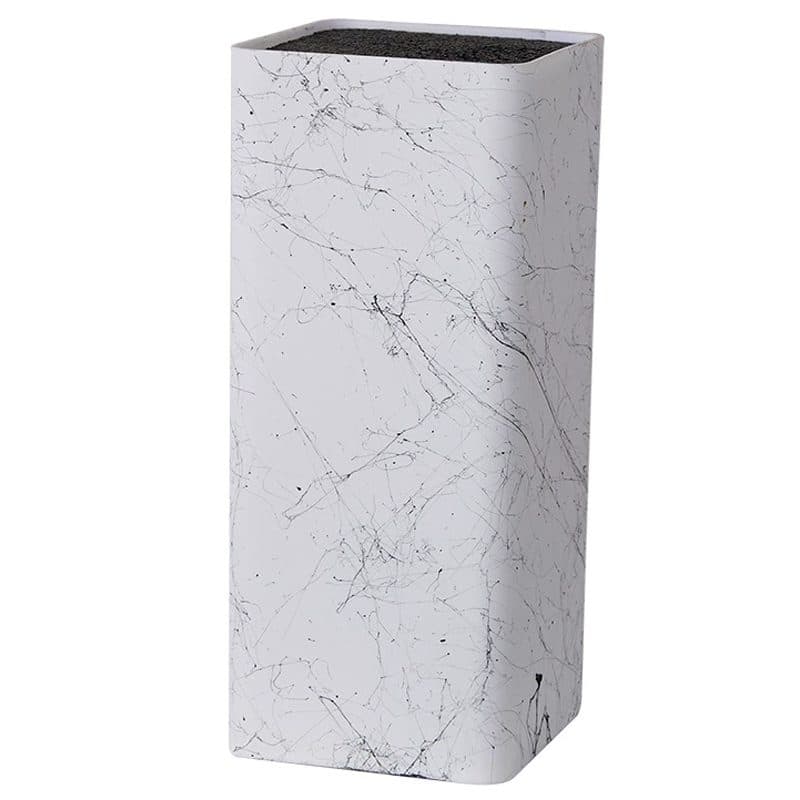 Slot-Free Universal Knife Block in Marble-Effect Finish - image 8