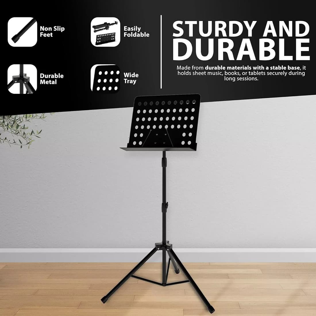 Heavy-Duty Orchestral Music Stand for Every Musician - image 6