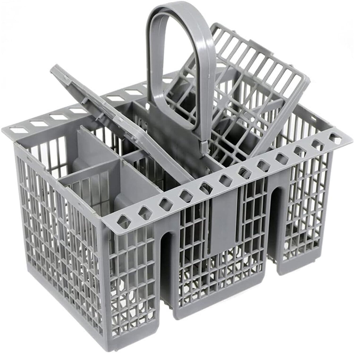 Grey Dishwasher Cutlery Basket for Everyday Loads - image 3