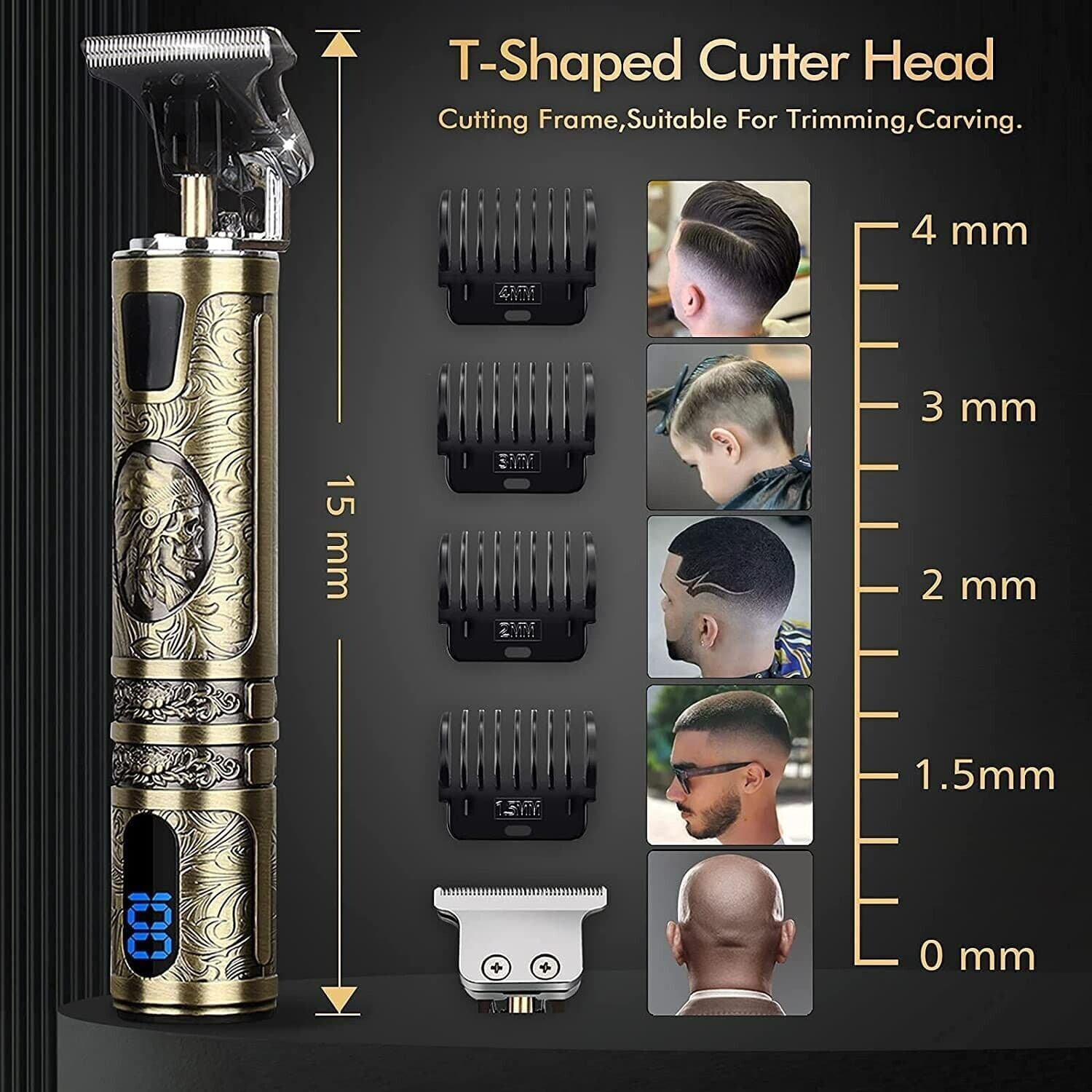 Cordless Hair Clippers & Beard Trimmer for Men - image 4