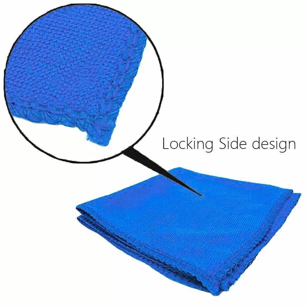 Stock up on 50 blue microfibre cloths for cleaning - image 2