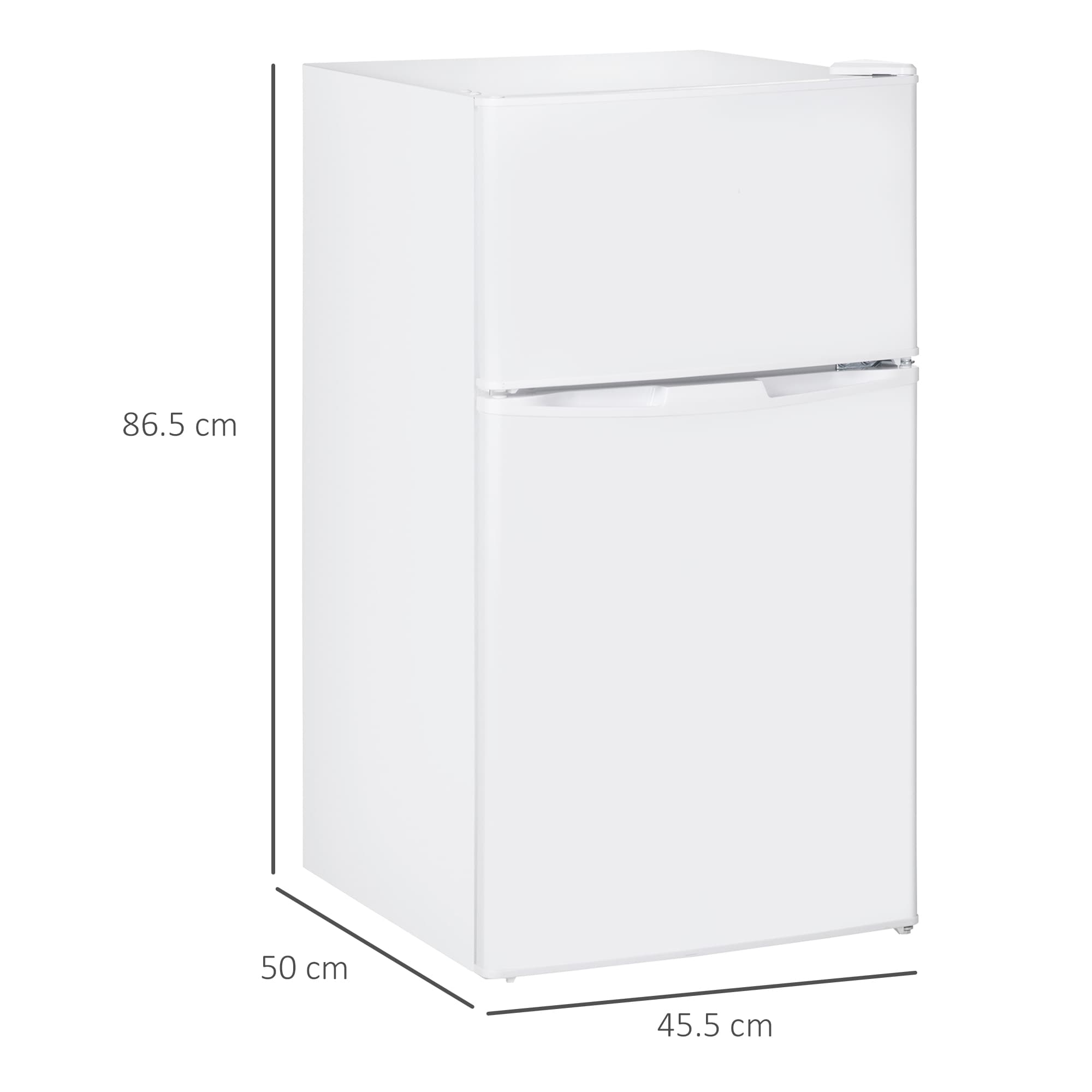 88L Compact Fridge Freezer for Kitchens and Small Spaces - image 5