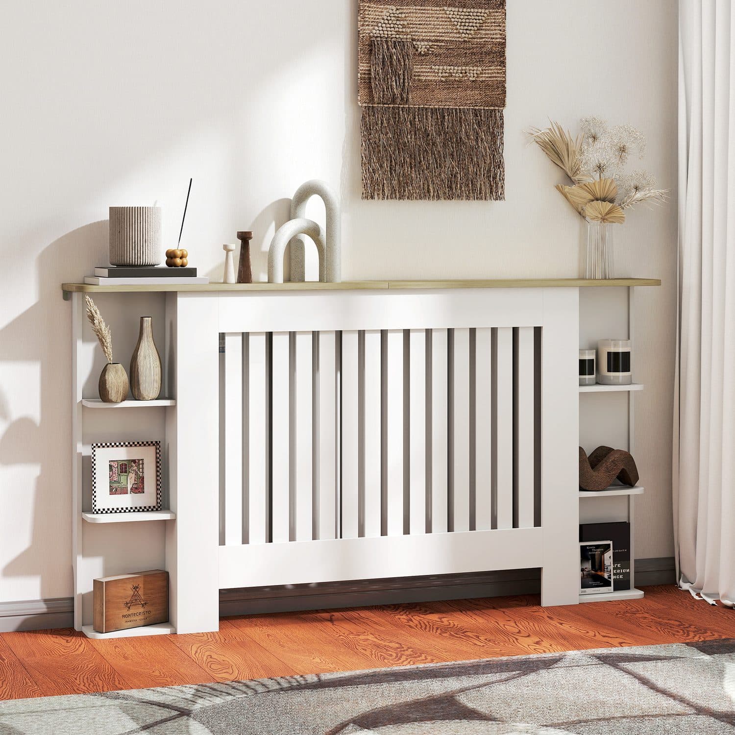 Large White Radiator Cover - image 2