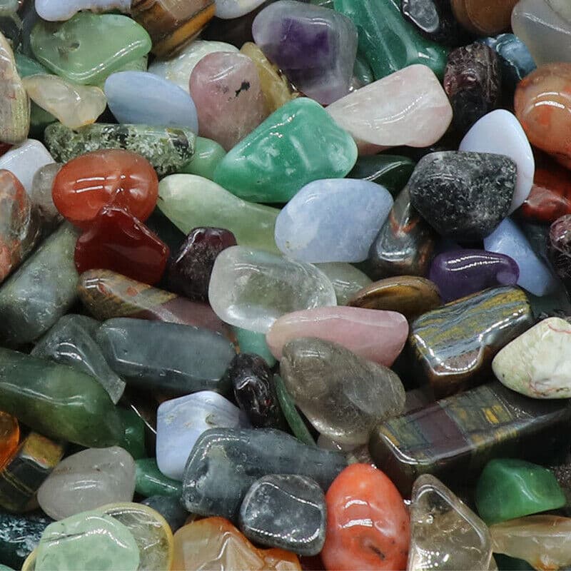 1kg Mixed Natural Tumble Stones for Healing & Decoration - image 9