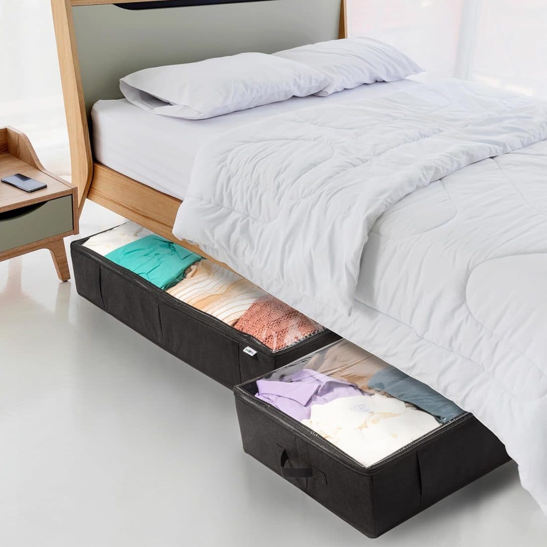 Reclaim Under-Bed Space with 90L Zip-Up Storage Bags - image 6