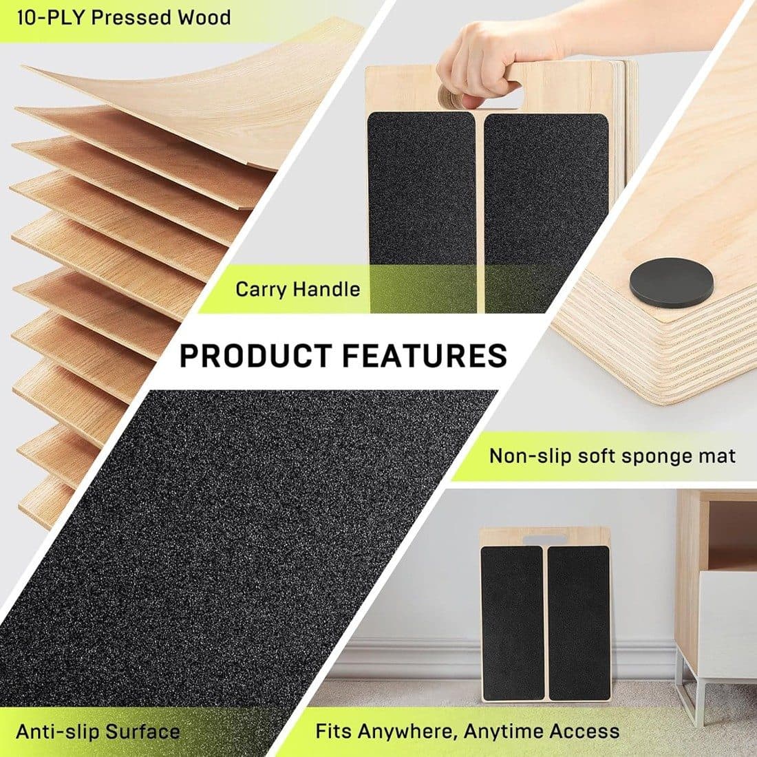 Foldable Wooden Calf Stretcher Slant Board - image 6