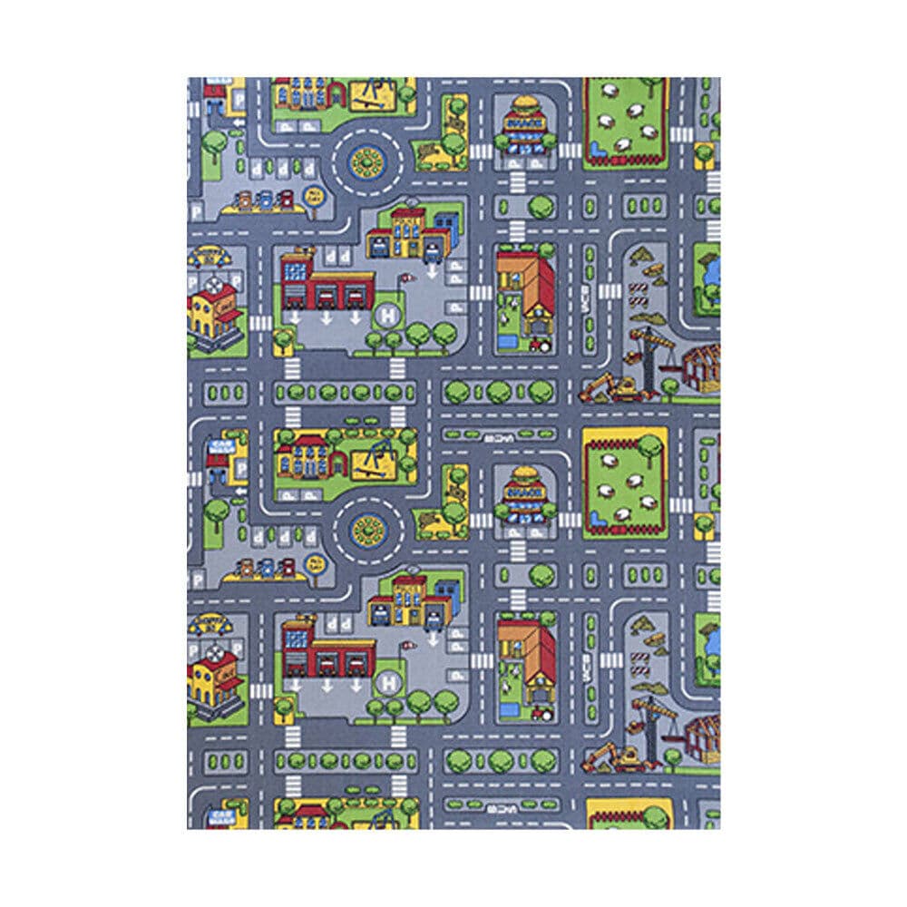 Children's Town Road Map Rug for Toy Cars - image 5