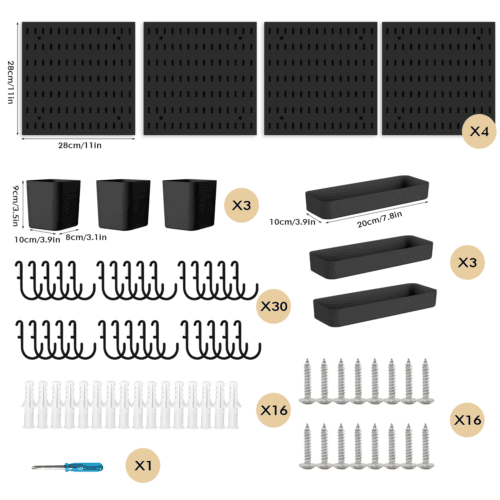 Wall Mounted Pegboard Storage for Tidy Tools - image 9