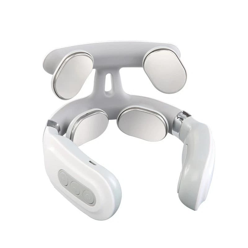 Warm, Soothing Neck & Shoulder Comfort in Minutes - White