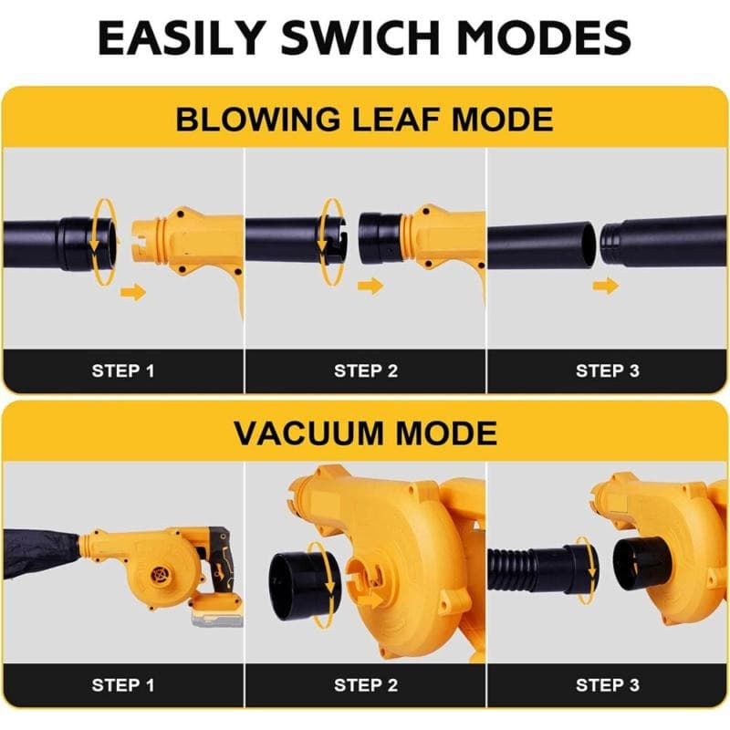 Cordless 2-in-1 Blower and Vacuum for Garden Clear-Ups - image 8