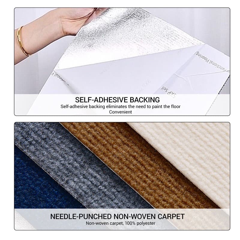 Self-Adhesive Carpet Tiles (10-Pack) - image 4