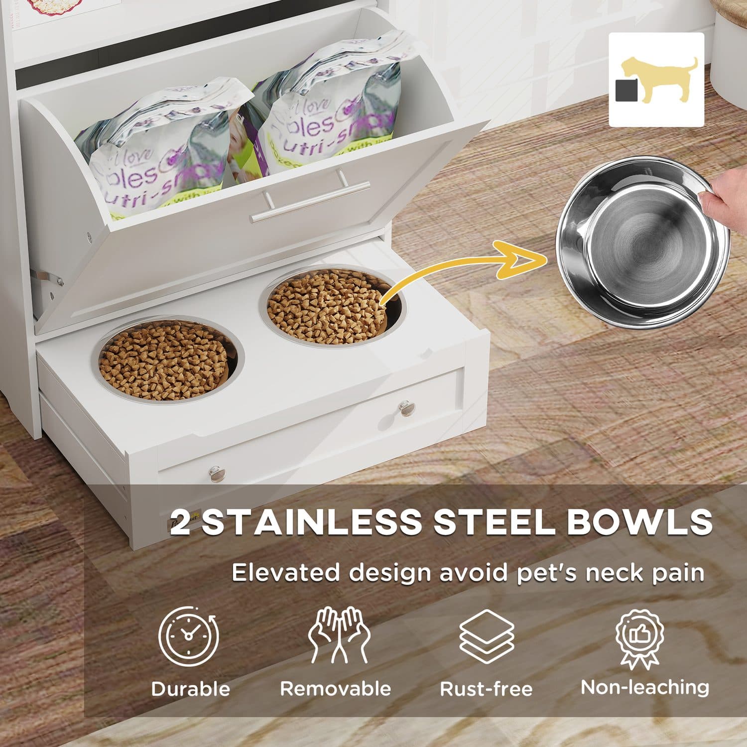 Keep Pet Essentials Tidy with a Raised Feeder Cabinet - image 4