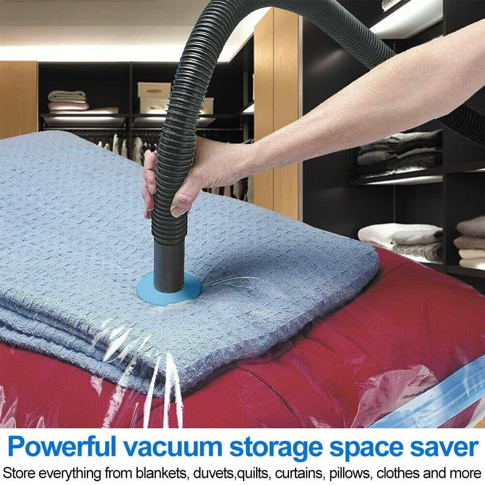 Reclaim Wardrobe Space with 12 Vacuum Storage Bags - image 1