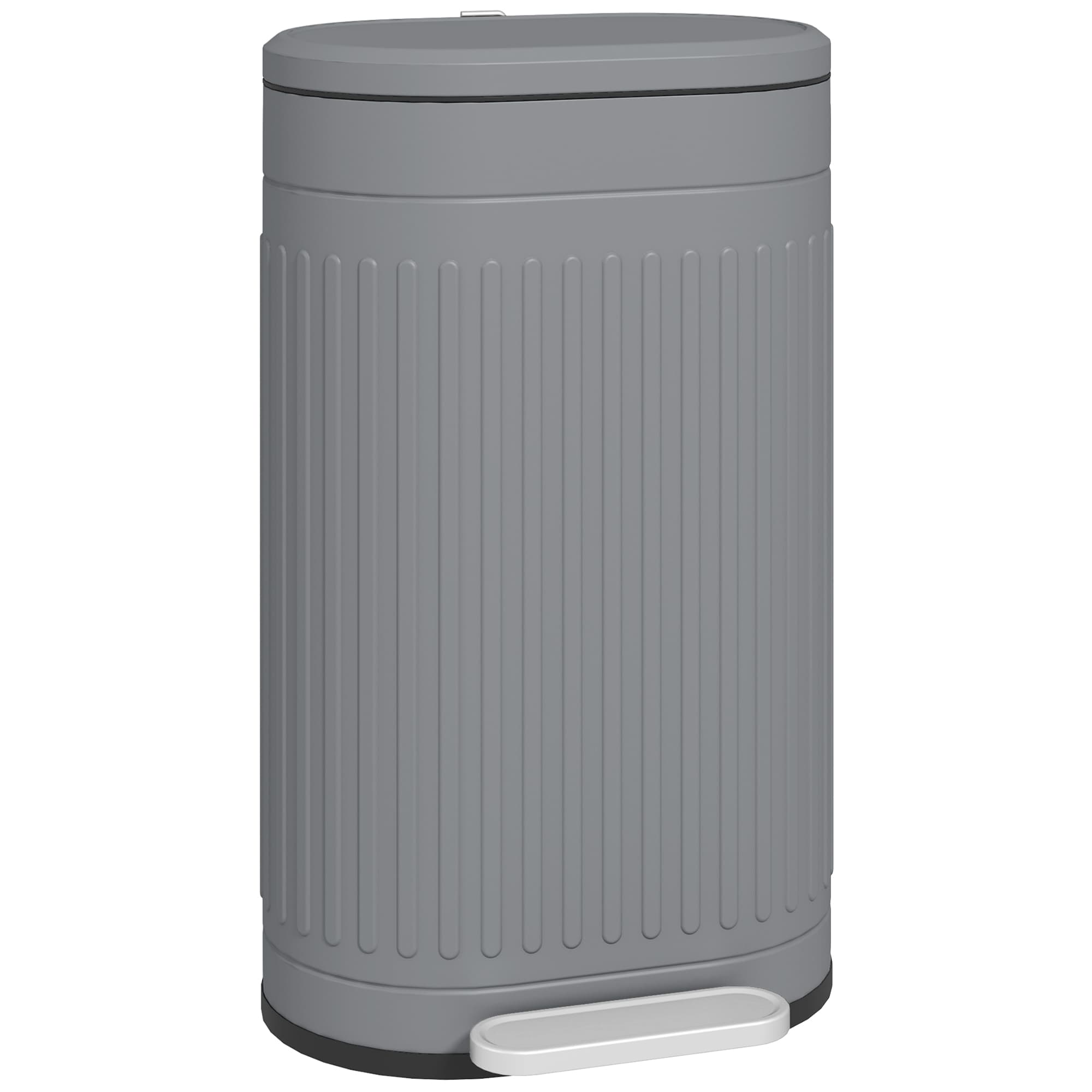 A 30L Grey Pedal Bin That Handles Daily Kitchen Waste