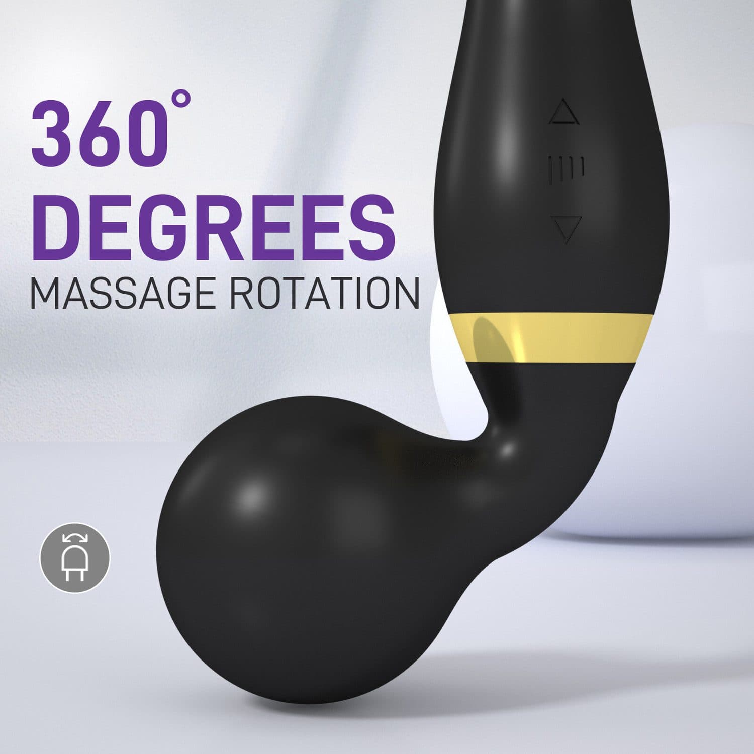 Quiet Rechargeable Body Massager with 20 Speed Settings - image 7