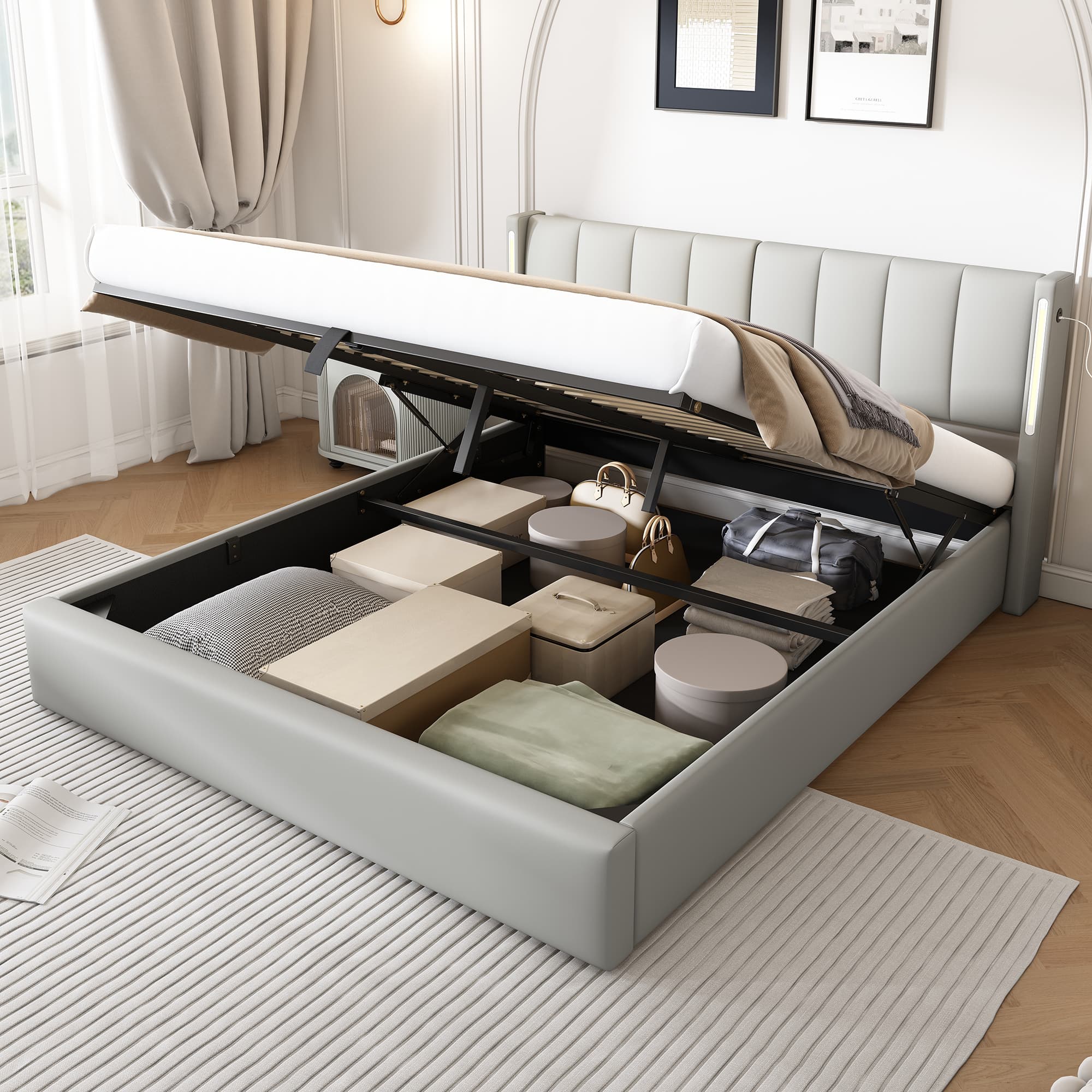 Smart King Size Storage Bed