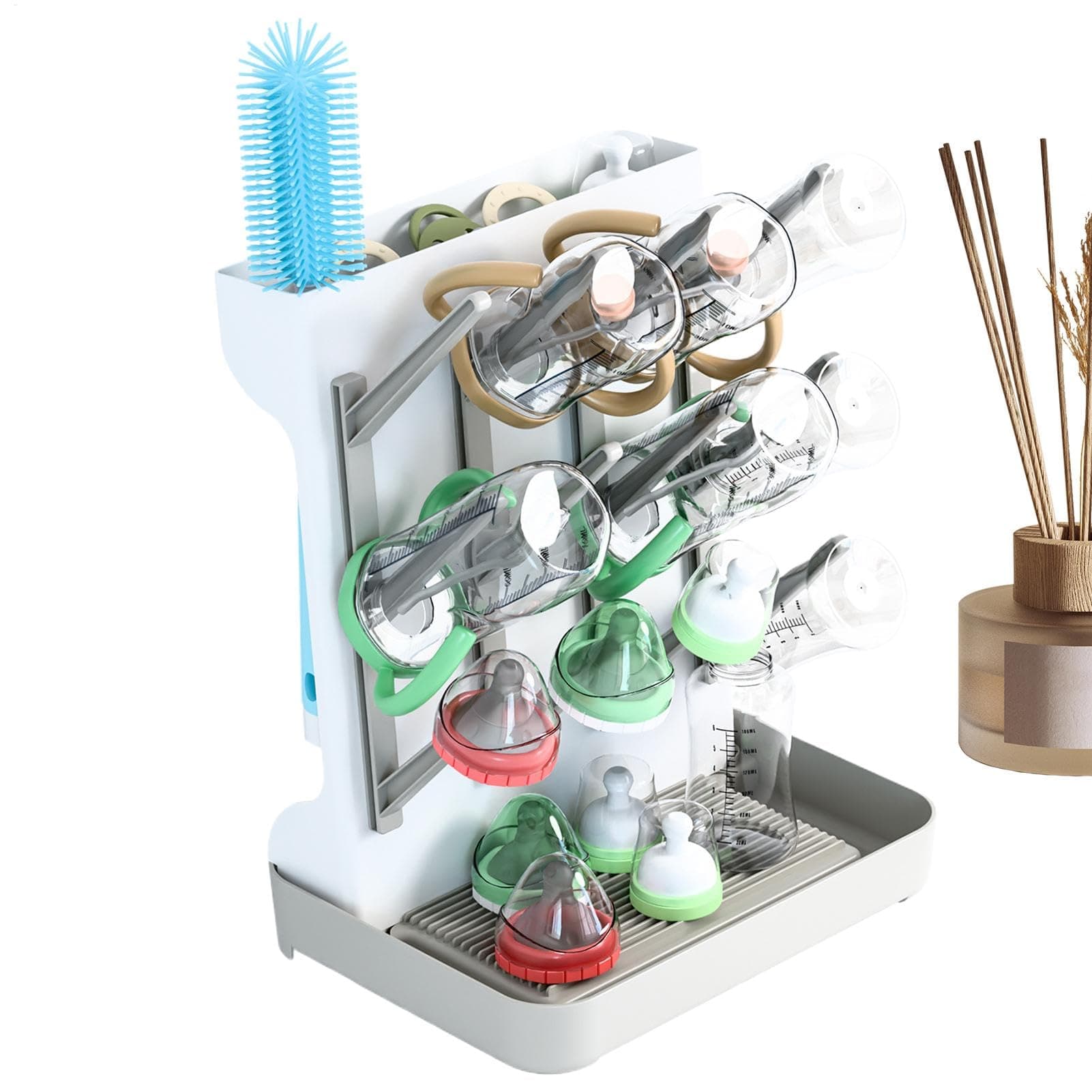Countertop Vertical Drying Rack for Bottles and Glasses - image 8