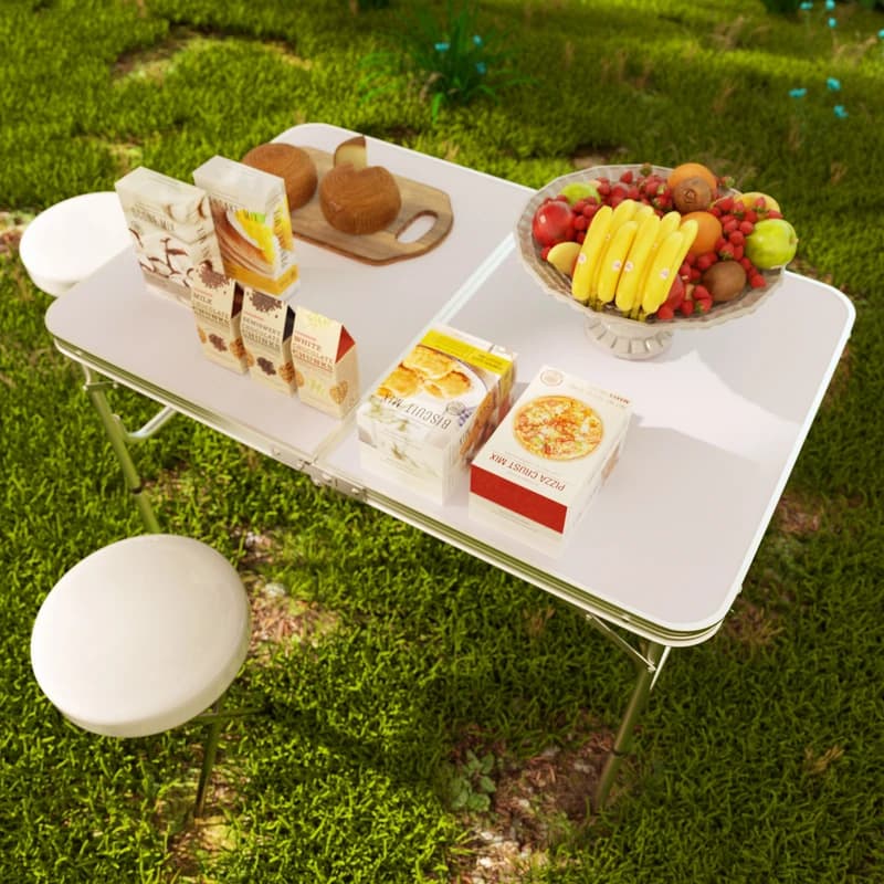 Set up a sturdy folding table wherever you need it - image 4