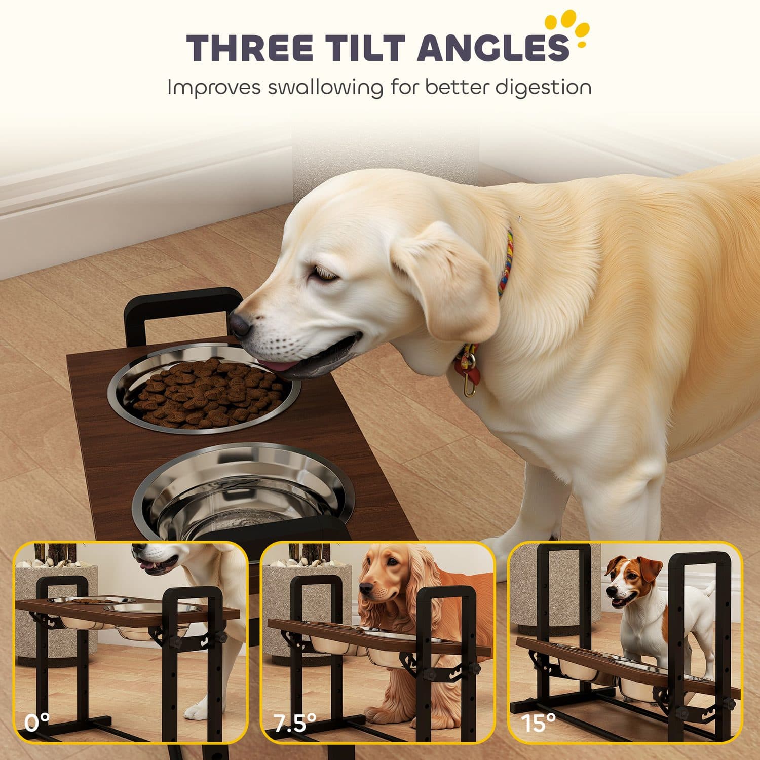 Keep Mealtimes Comfortable With a Height-Adjustable Dog Bowl Stand - image 3
