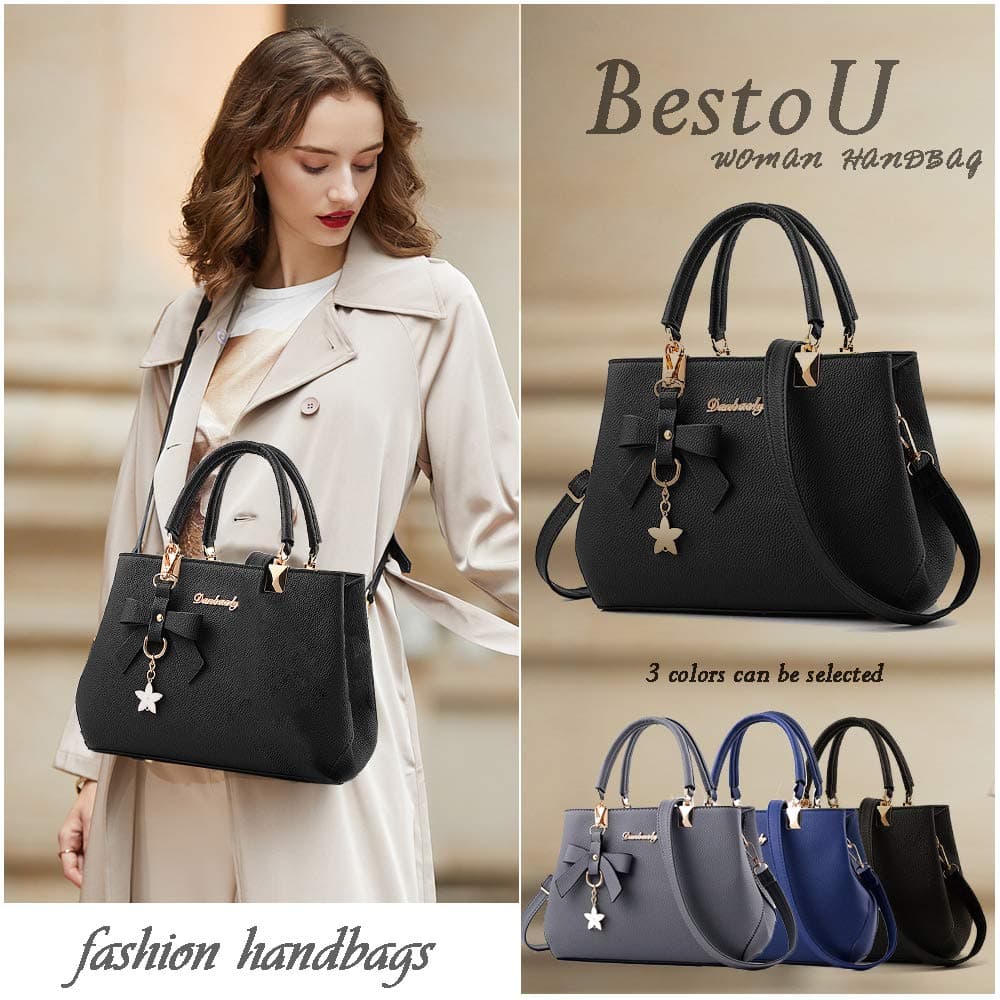 Pink Top Handle Bag with Crossbody Strap - image 6