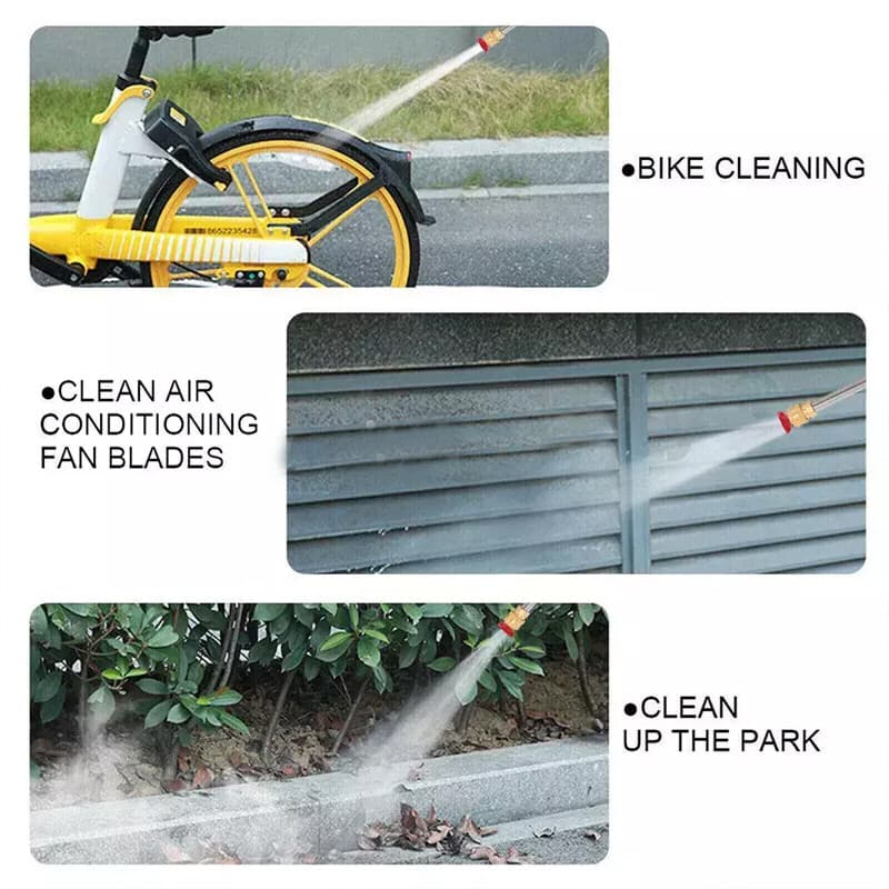60-Bar Cordless Pressure Washer with Two Batteries and Foam Cannon - image 2