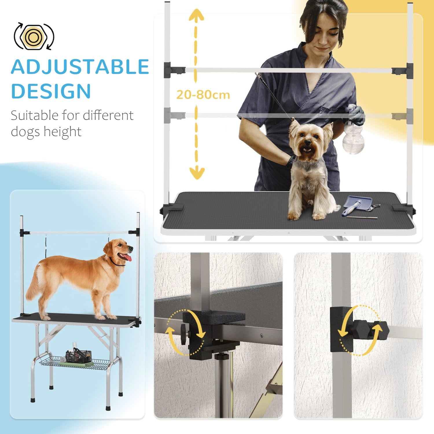42-Inch Adjustable Dog Grooming Table - image 4