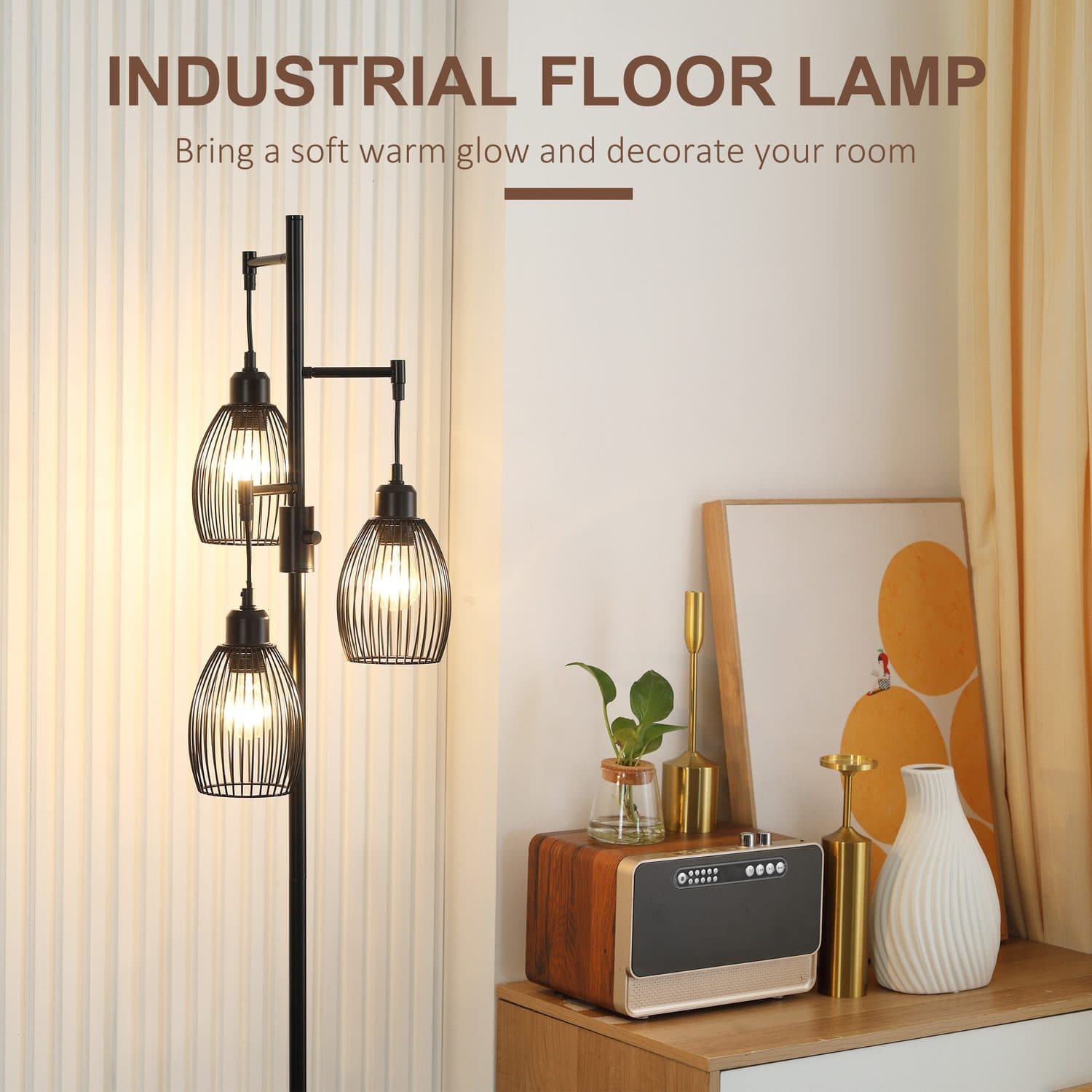 170cm Industrial Floor Lamp - image 2