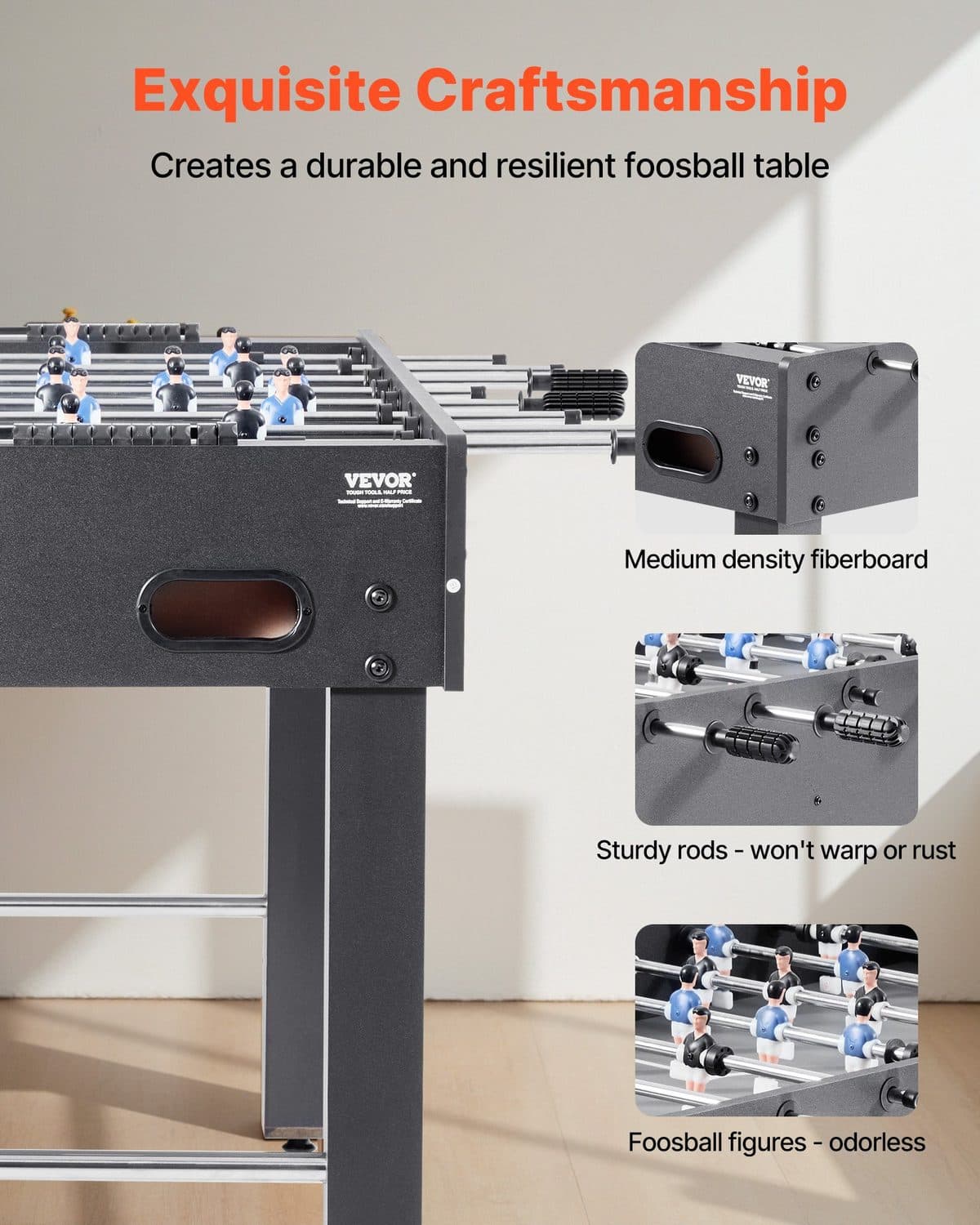 4ft Table Football for Home, Games Room or Office - image 9