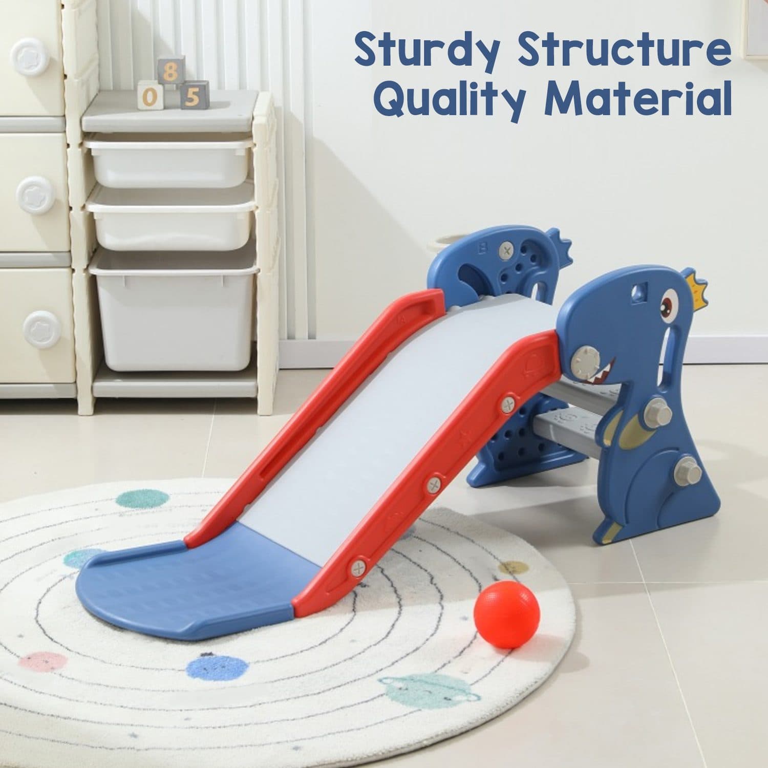 A compact dinosaur slide for confident toddler play - image 10