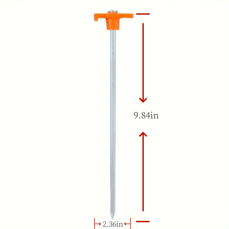 10 Piece Heavy Duty Camping Spikes for Firm Pitching - image 2