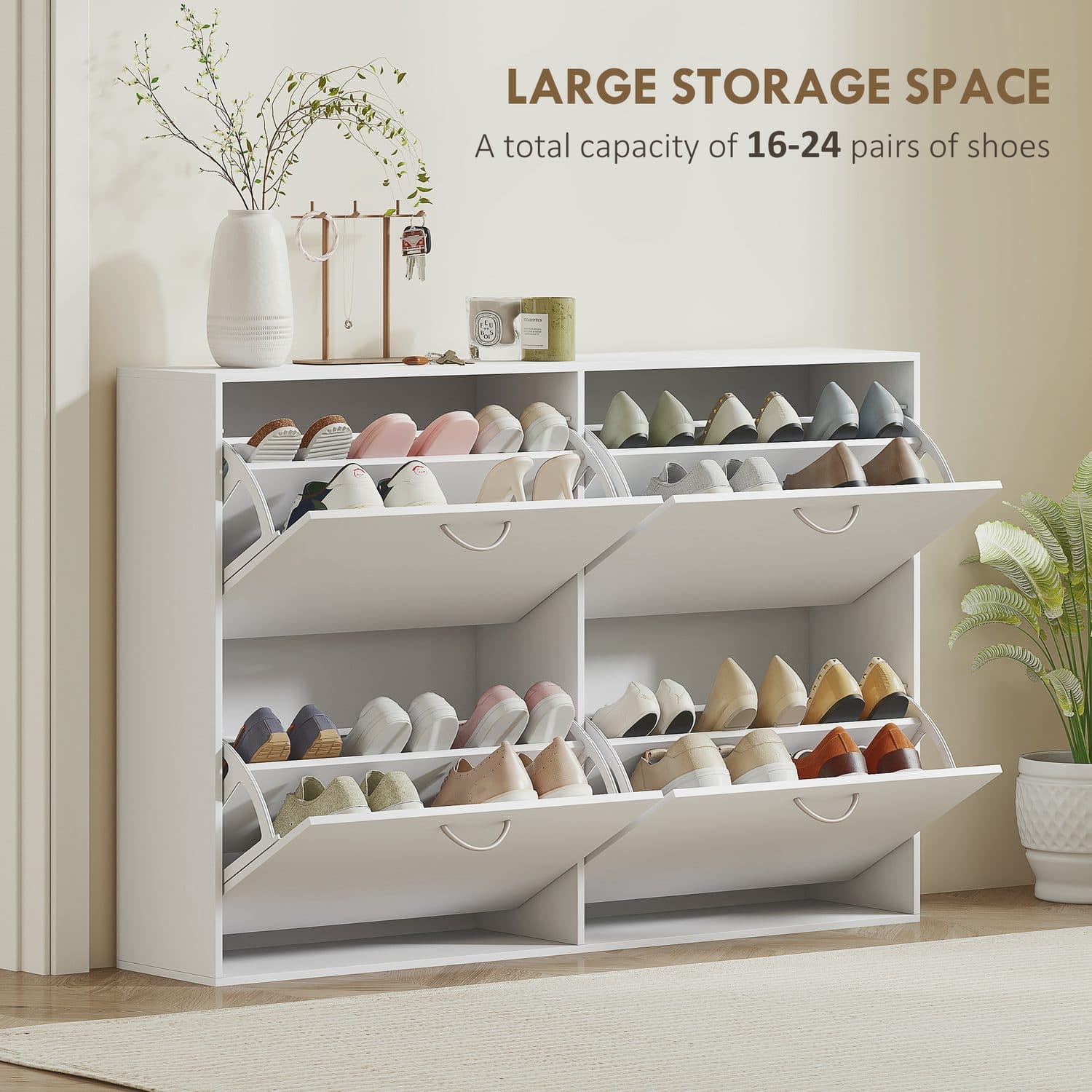 4-Drawer Shoe Cabinet - image 2