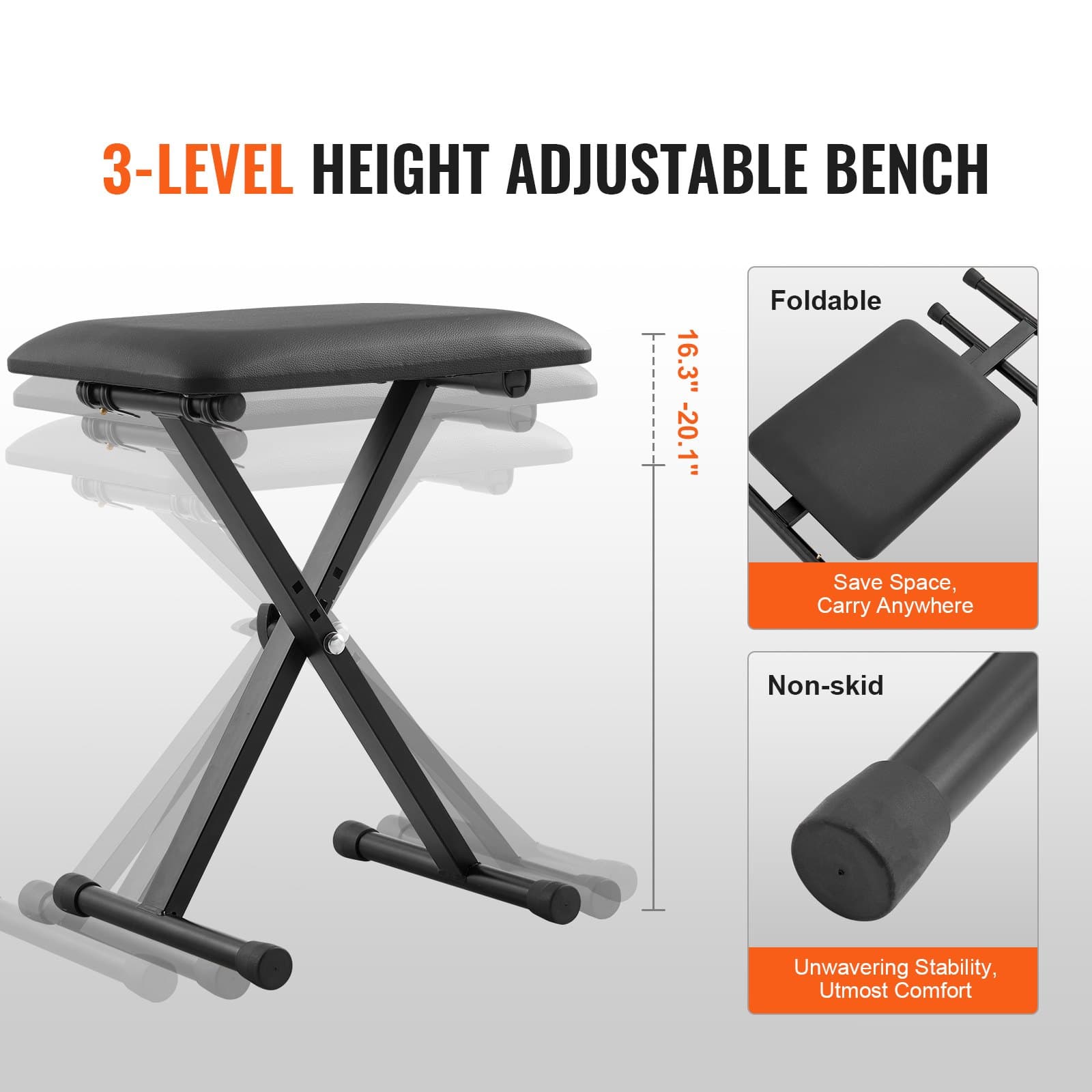 Adjustable Z-Style Keyboard Stand & Bench for Peak Performance - image 3