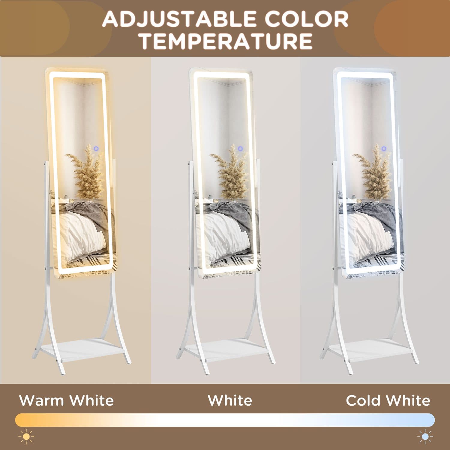 LED Full Length Dressing Mirror - image 3