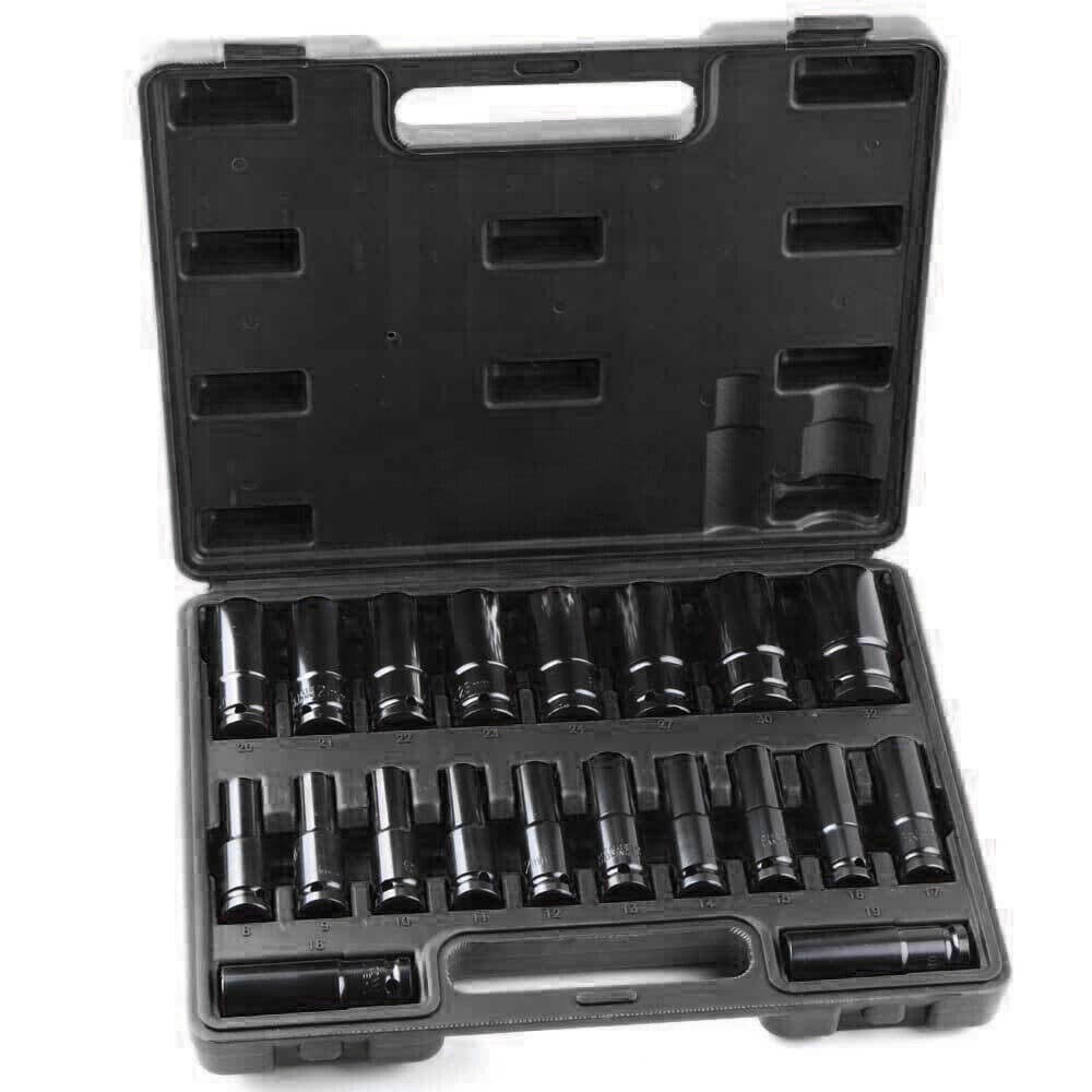 20 Deep Impact Sockets with 1/2-Inch Drive and Carry Case - image 10