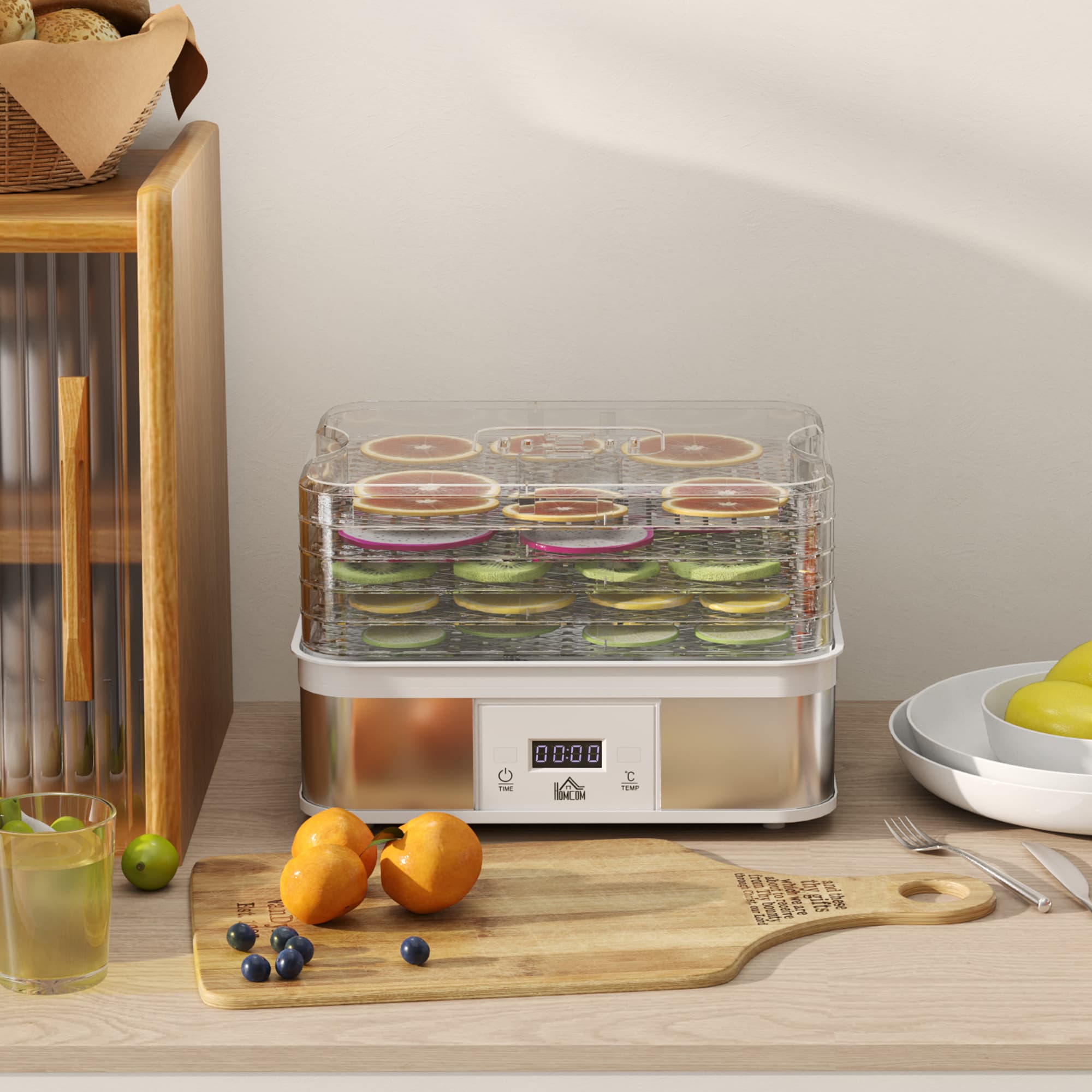 Dry Fruit, Jerky and Herbs With Adjustable Heat and a 48-Hour Timer - image 3