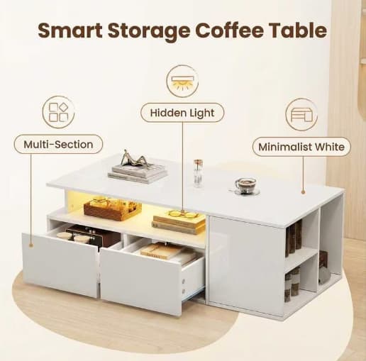 Modern LED Coffee Table - image 4